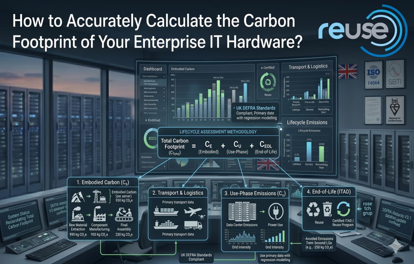 How to Accurately Calculate the Carbon Footprint of Your Enterprise IT Hardware?