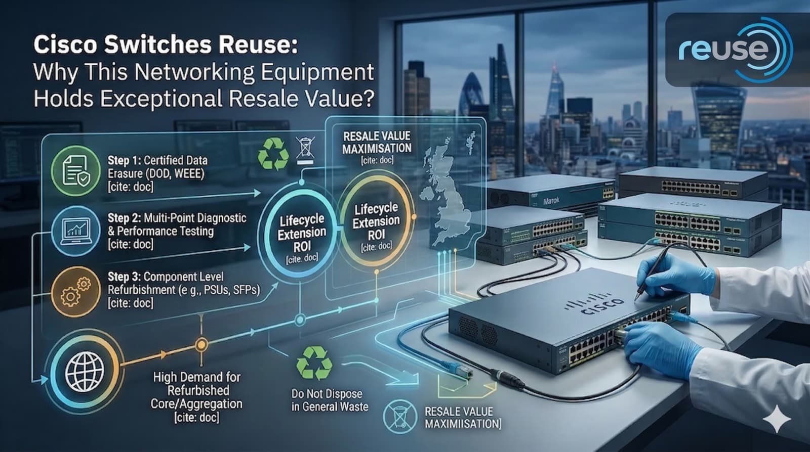Cisco Switches Reuse: Why This Networking Equipment Holds Exceptional Resale Value in the UK Market?